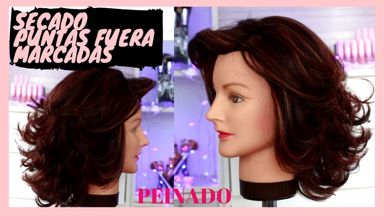 SECADO PUNTAS FUERA MARCADAS  BRUSHING 🎀 | Sandranewlook