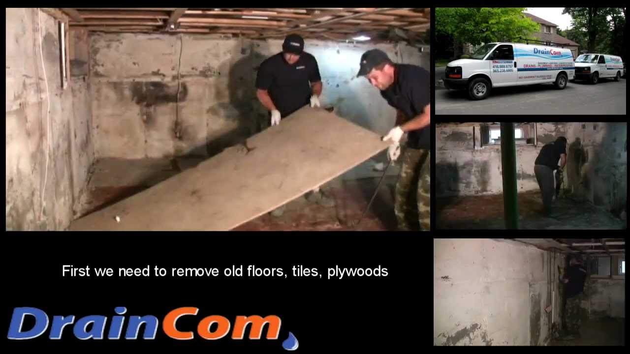 Basement Lowering and Underpinning (Draincom.com)