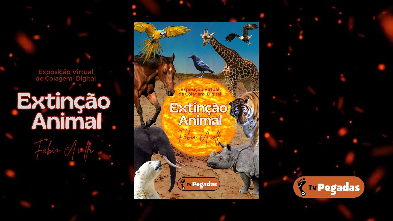 Extinção Animal - Exposição Virtual de Colagem Digital de Fábio Aiolfi #collage #animalismo