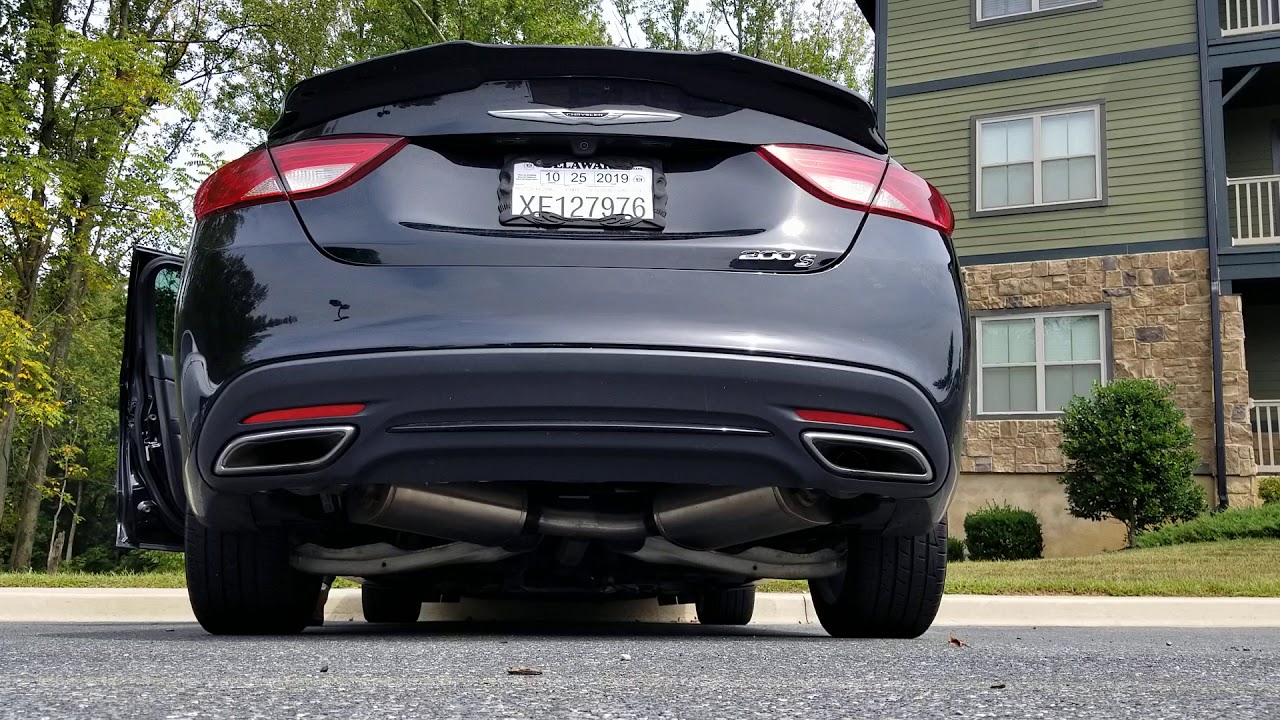 2016 Chrysler 200S V6 Corsa Exhaust