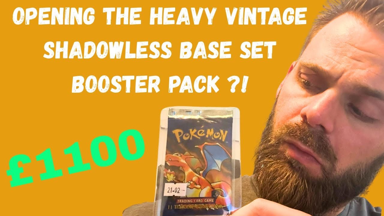 I Open a Charizard Artwork 1999 Base set shadowless booster pack!? The cost opening..