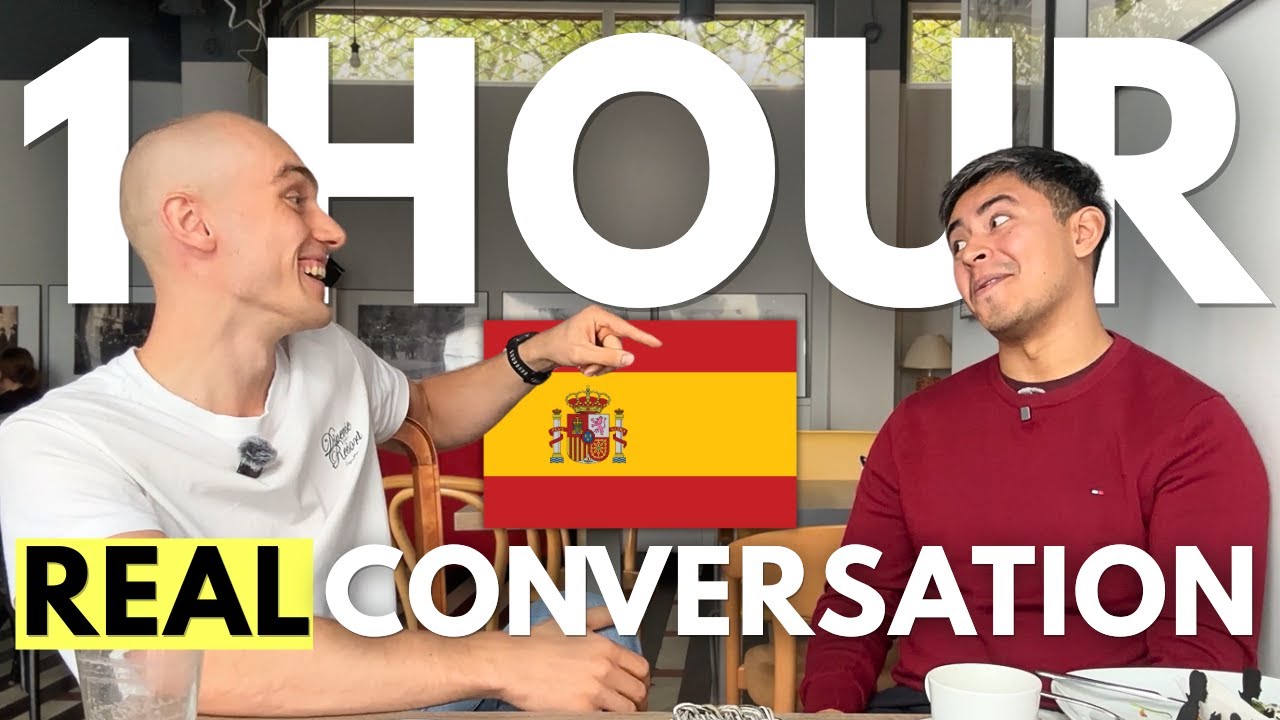 1 Hora de CONVERSACI&Oacute;N REAL en Espa&ntilde;ol (Nativo vs Estudiante)