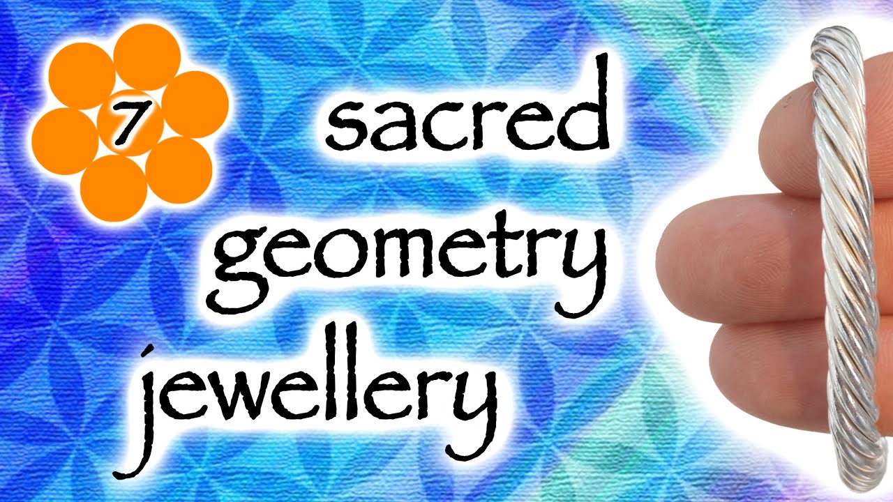 How to make a twisted wire cuff bracelet using sacred geometry (neat and simple)