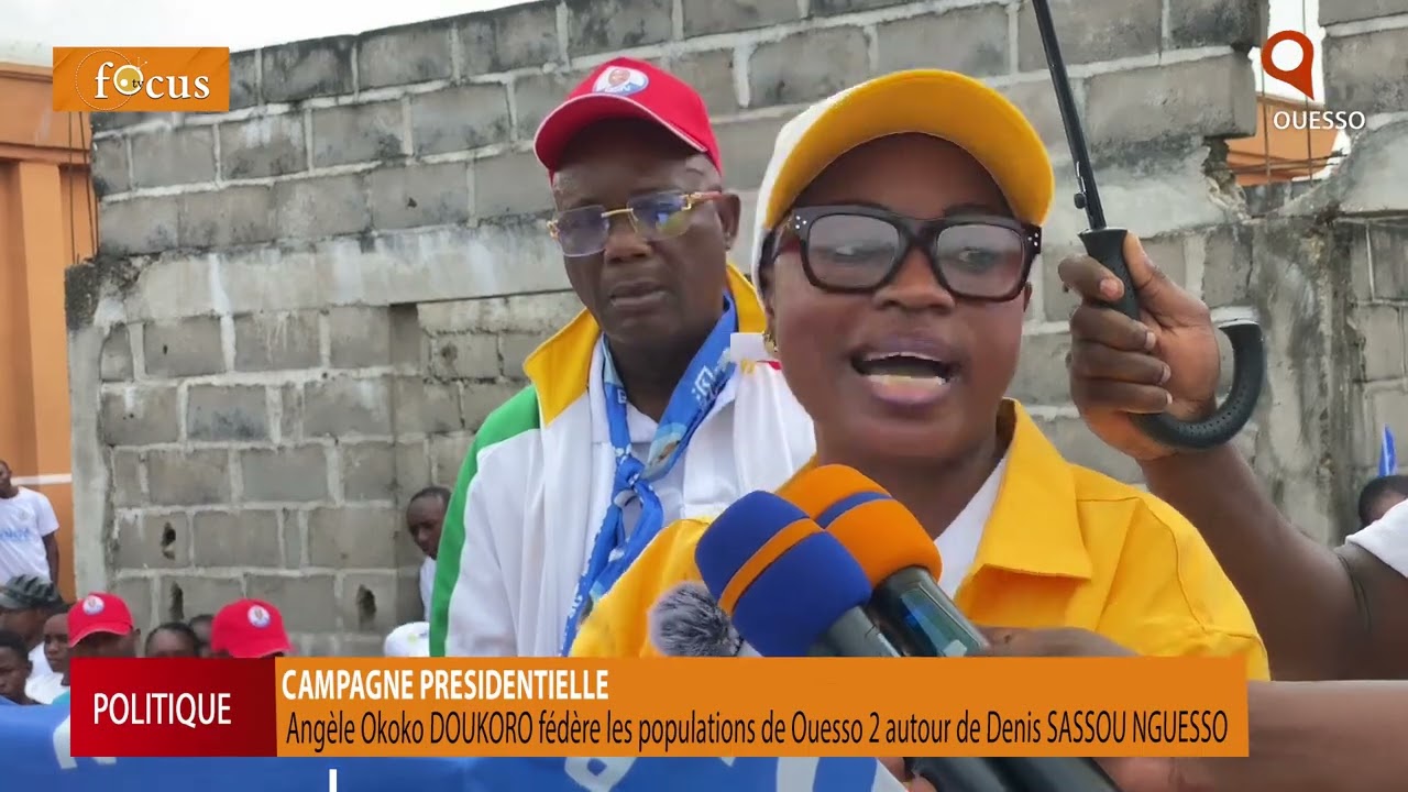 Angèle Okoko Doukoro fédère les populations de Ouesso 2 autour de Denis SASSOU-NGUESSO. 