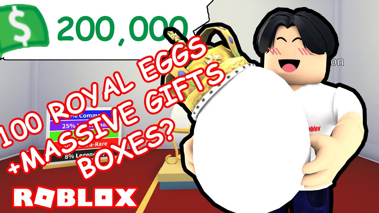 ROBLOX ADOPT ME OPENING 100 ROYAL EGGS..AND SOMETHING ELSE..
