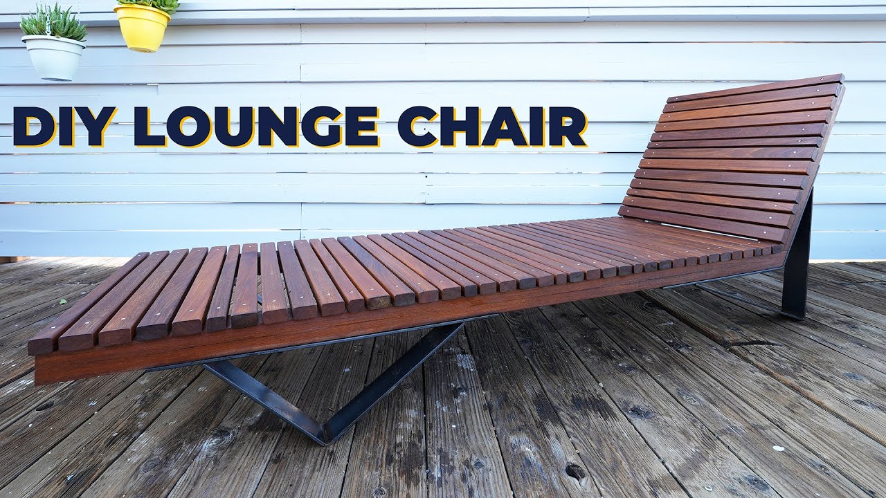 DIY Outdoor Lounge Chair