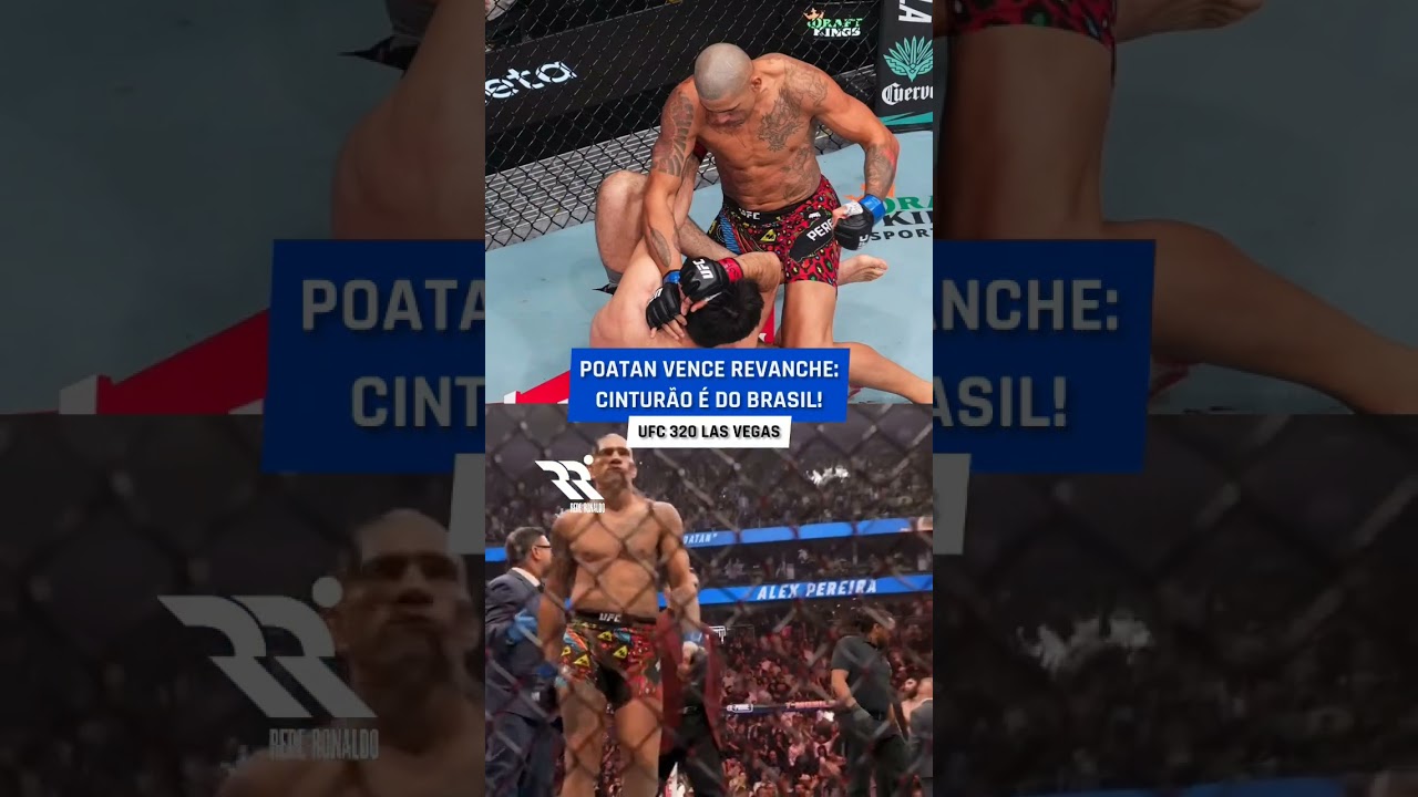 Alex Poatan Pereira VENCE revanche contra Ankalaev e cintur&atilde;o de CAMPE&Atilde;O volta ao Brasil
