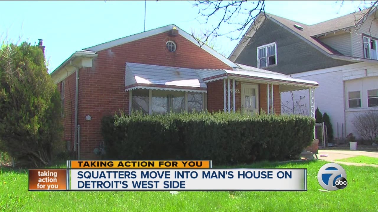 Squatters move into man's house on Detroit's west side