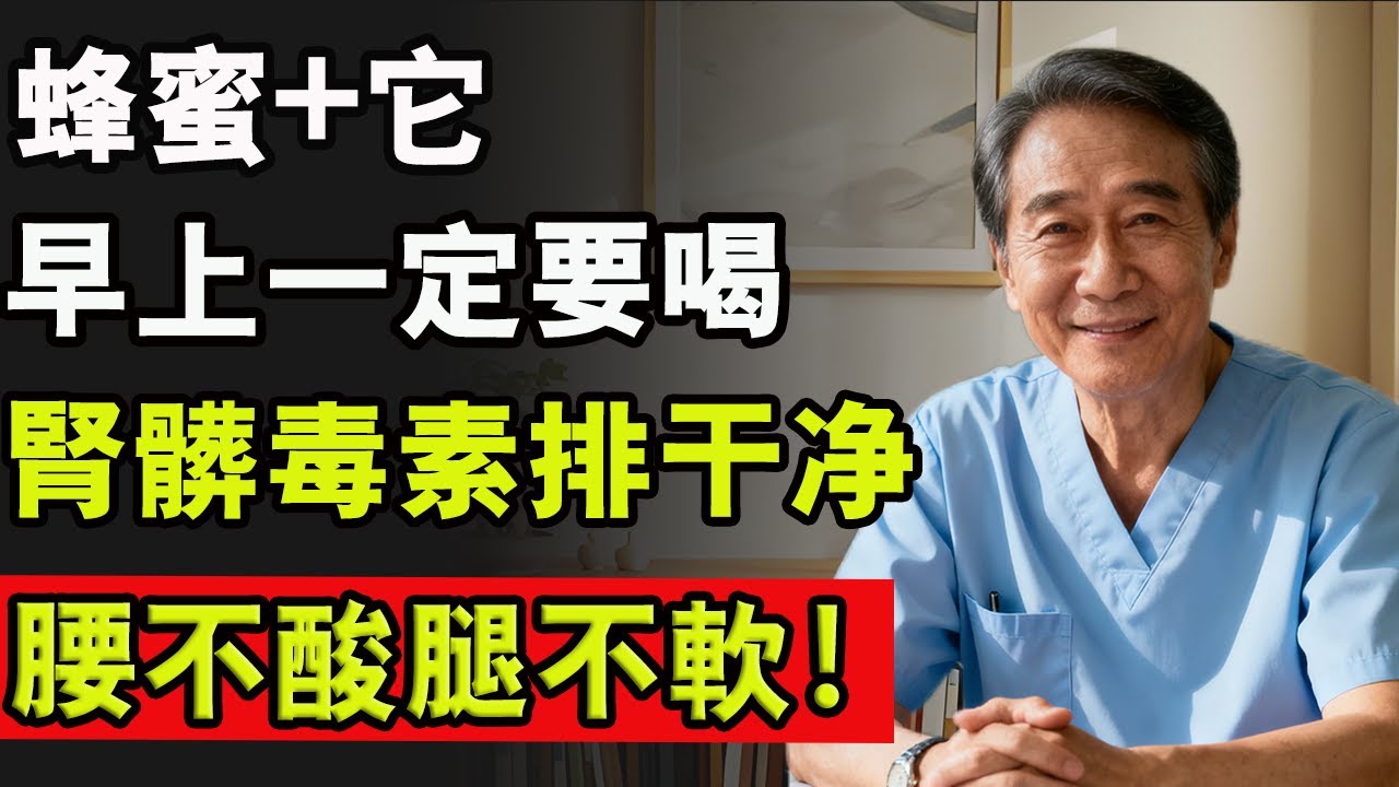 蜂蜜+它，早上一定要喝，腎臟毒素排乾淨，腰不酸腿不軟！#蜂蜜 #腎臟 #腎臟健康 #老人健康 #養生
