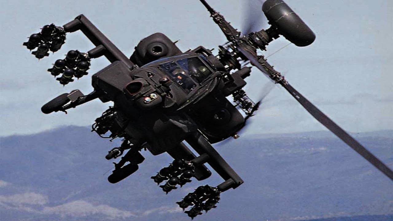 US Army AH-64 Apache Attack Helicopters Take Off in Poland