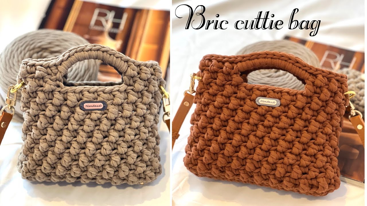 Bric cuttie bag❤️ 한볼로 뚝딱 만들 수있는 간편하고 귀여운 가방이에요!
