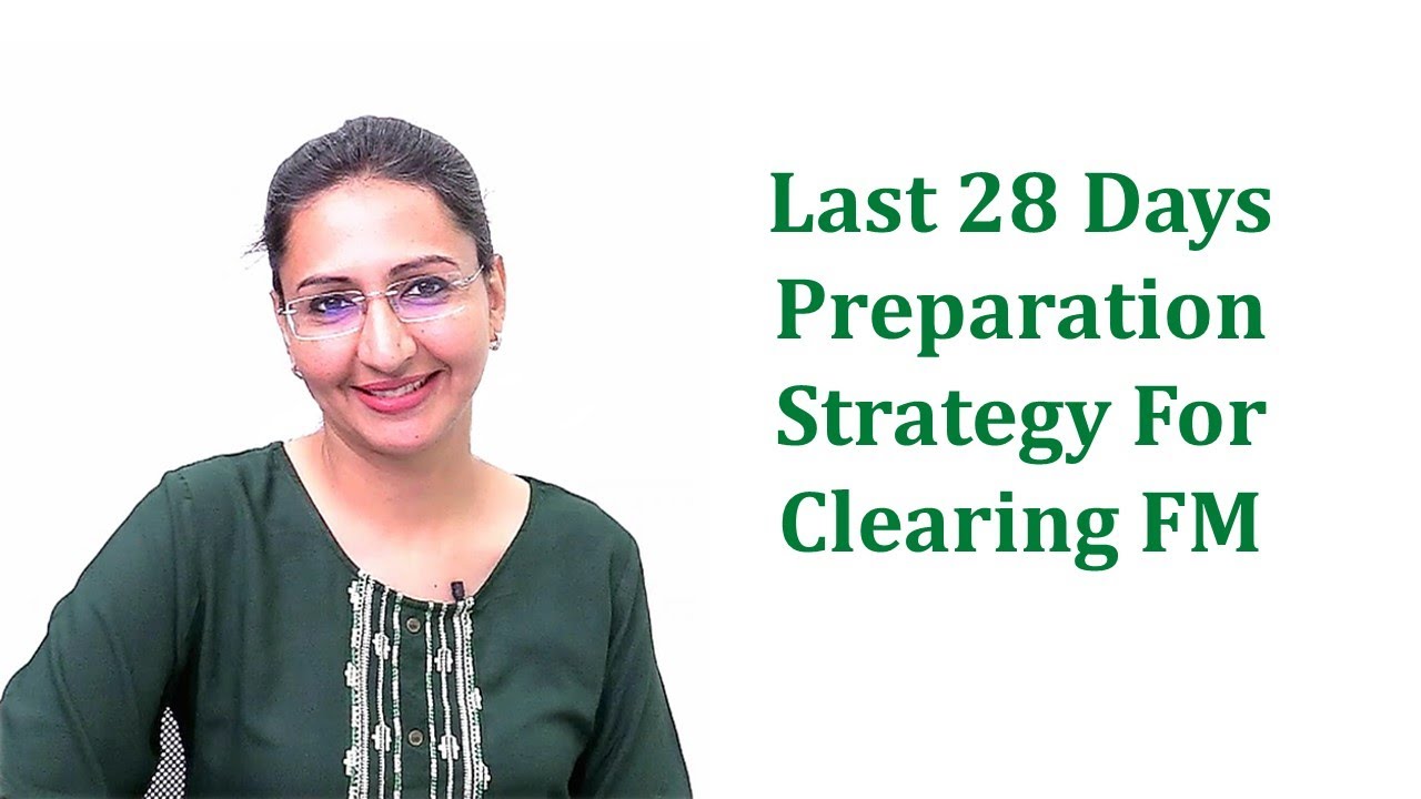 ACCA FM Preparation Strategy II Clearing ACCA FM Exam II ACCA Financial Management