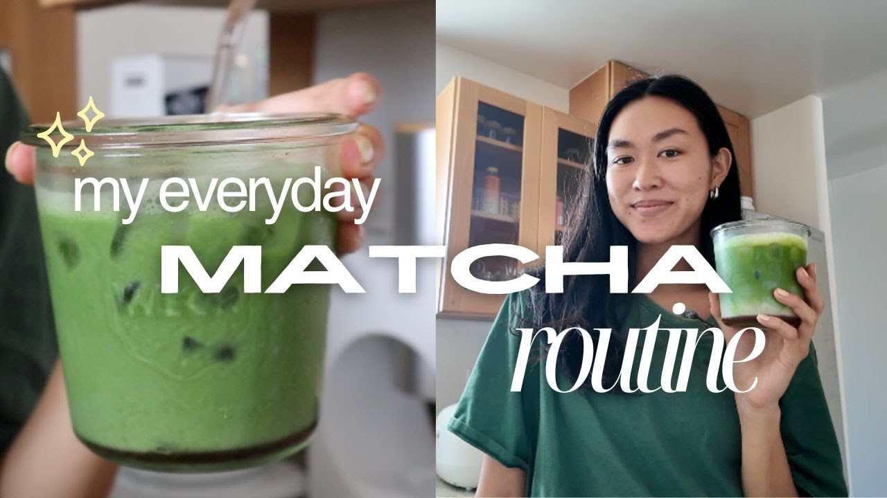 EVERY DAY MATCHA ROUTINE - how I make my matcha latte everyday 🌟