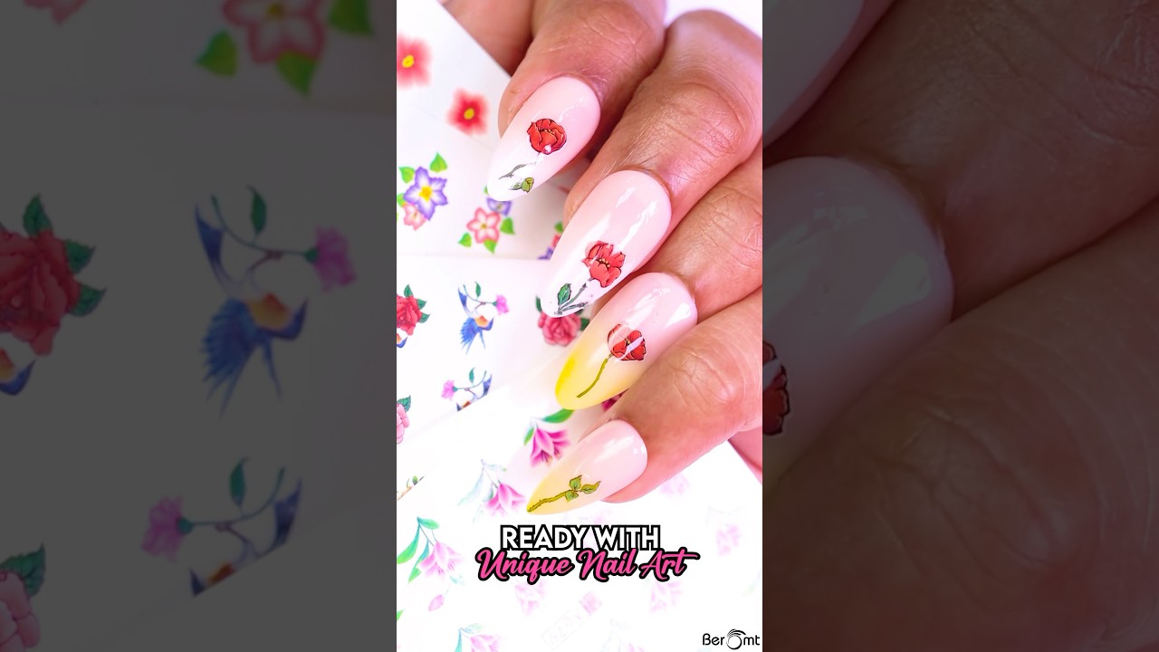 ✨ How to Apply Water Decals Likea Pro! 💅💧Watch this easy step-by-step.