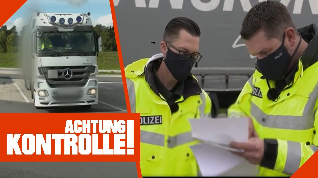 Sind diese Transporter sicher unterwegs? LKW-Kontrolle A7 | 1/2 | Kabel Eins | Achtung Kontrolle