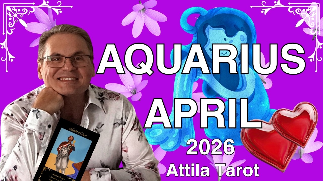 ♒Водолей, апрель 2026 💖 Благословения💖 Гадание на картах Таро о любви и отношениях