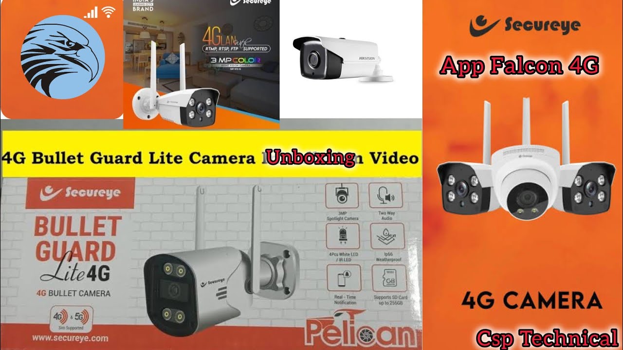 Secureye 4g Sim card Camera unboxing!! Best cctv Camera in 4G Card Safe your home #csptechnical