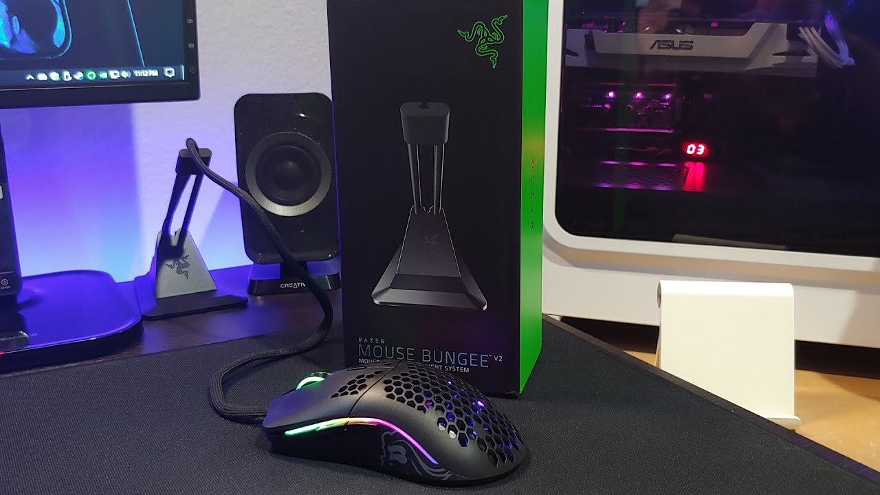 Unboxing Razer Gaming Mouse Bungee v2: Drag-Free Wired Mouse.