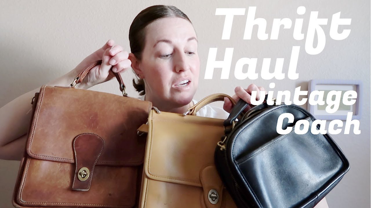 Thrift Haul - My Vintage Coach Collection, Thrift Store and Estate Finds!