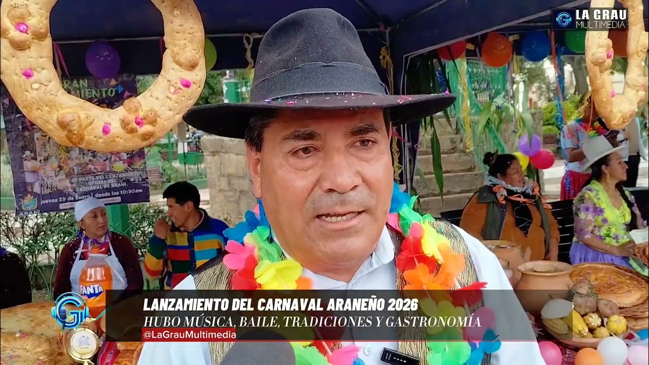 Lanzamiento del carnaval araneño 2026 