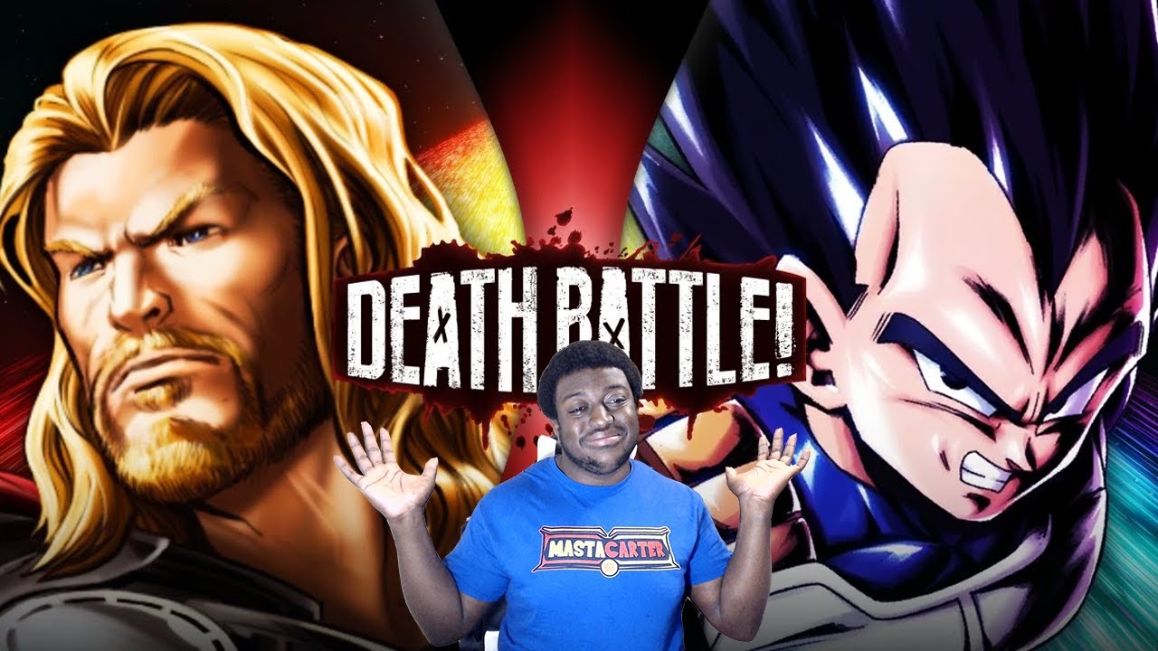 Oh No!! DBZ Vs ComicBook Character! Thor VS Vegeta (Marvel VS Dragon Ball) | DEATH BATTLE Reaction!!