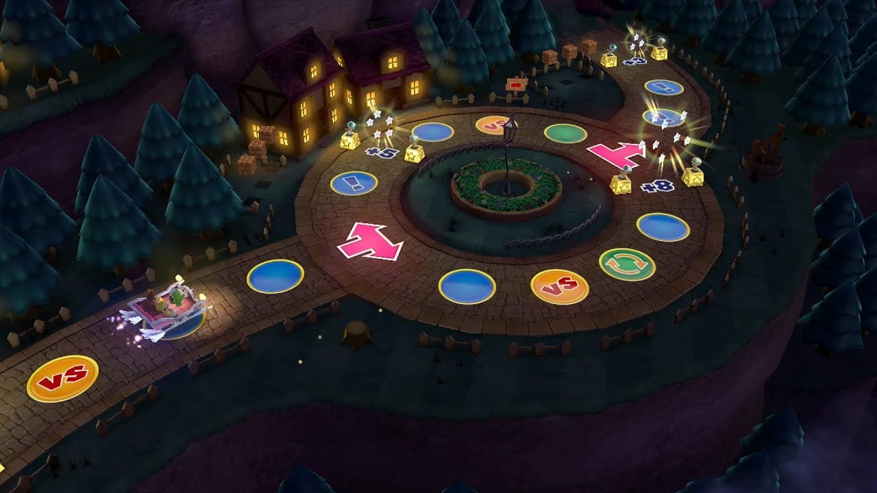 Mario Party 10 Mario Party #157 Daisy vs Donkey Kong vs Wario vs Spike Haunted Trail Master