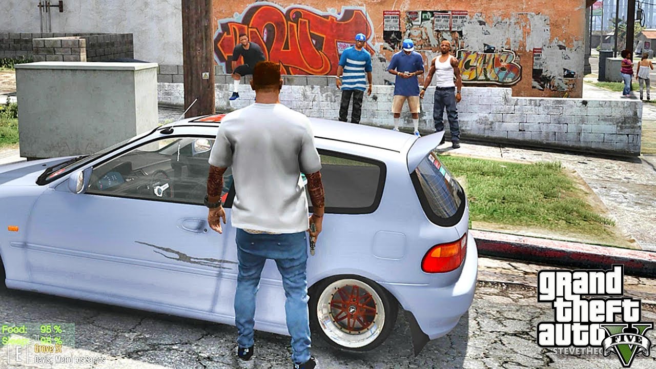 GTA 5 REAL LIFE CJ MOD #8 CLOWN DEAL!!!(GTA 5 REAL LIFE MODS/ THUG LIFE)