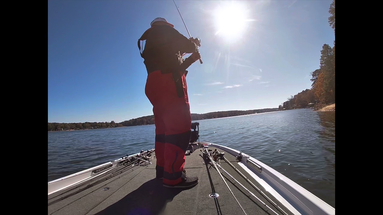Late fall fishing on Jackson lake