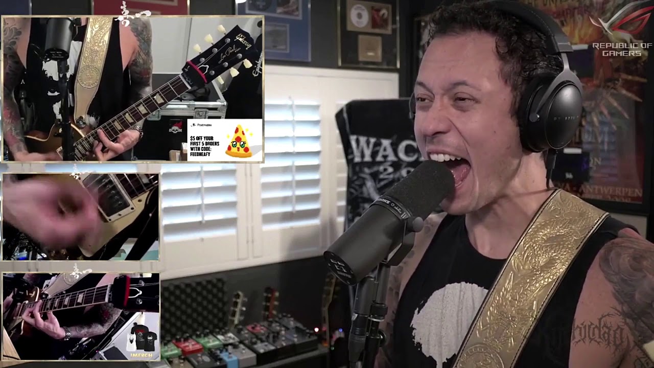 Matt Heafy - Broken One / with Gibson Gold Top and Custom Strap