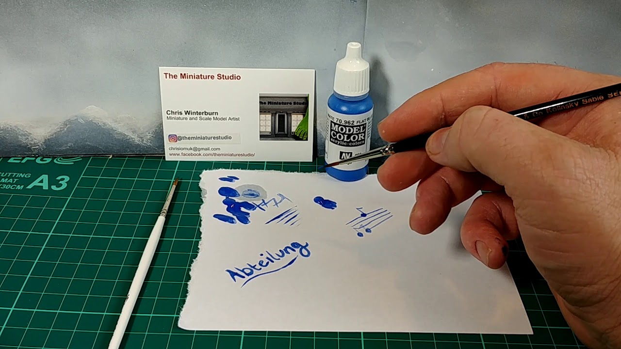 Review - Rosemary & Co. Series 8 and Abteilung 502 Paint Brushes