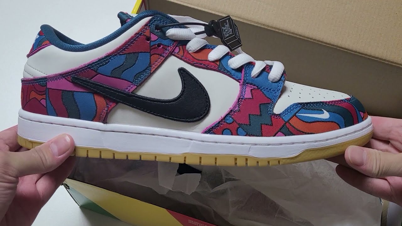나이키 x 파라 SB 덩크 로우 프로 앱스트랙트 아트  Nike x Parra SB Dunk Low Pro Abstract Art