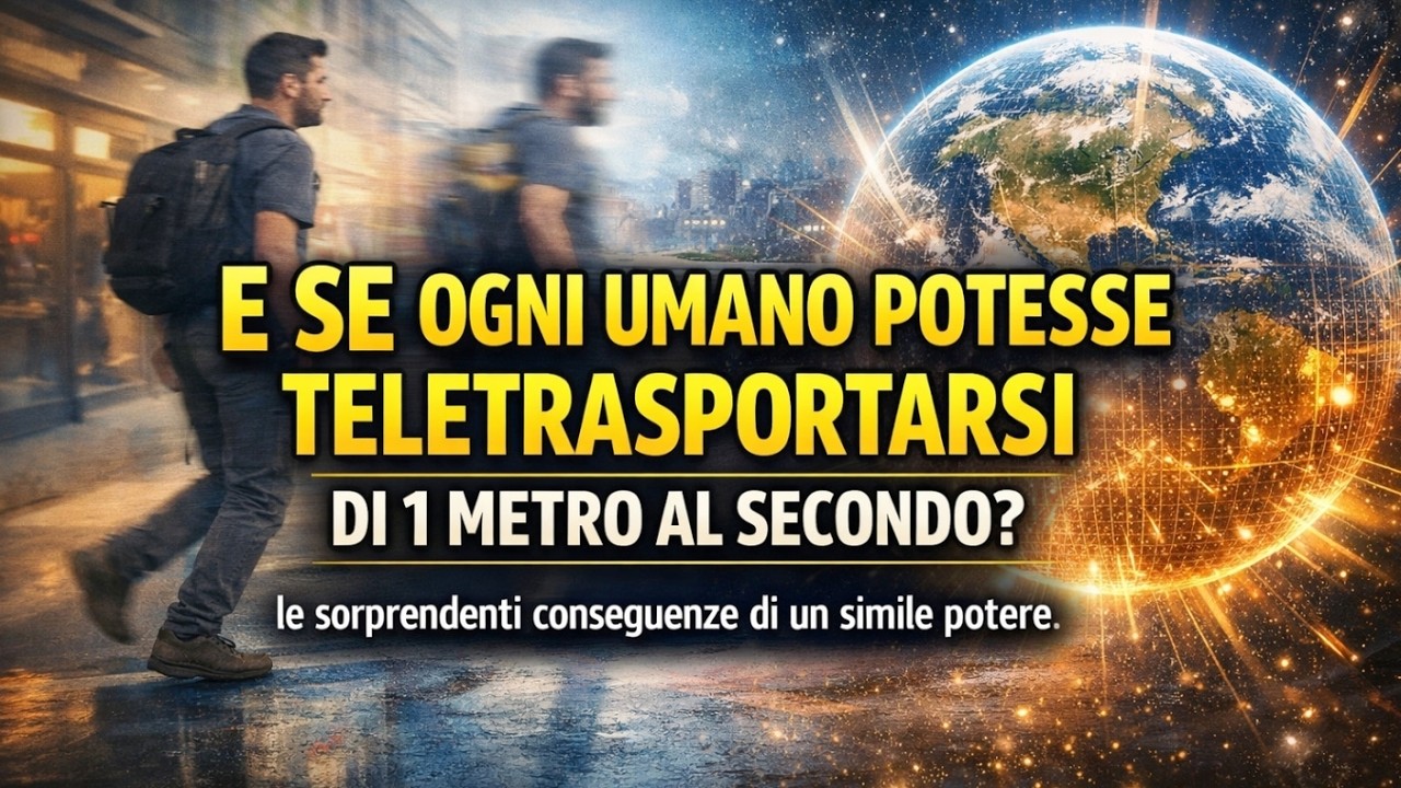 E se potessimo teletrasportarci di 1 metro ogni secondo?