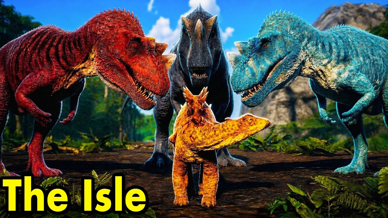 NOWY Dinozaur vs STADO Ceratozaur&oacute;w! - The Isle Voice Chat