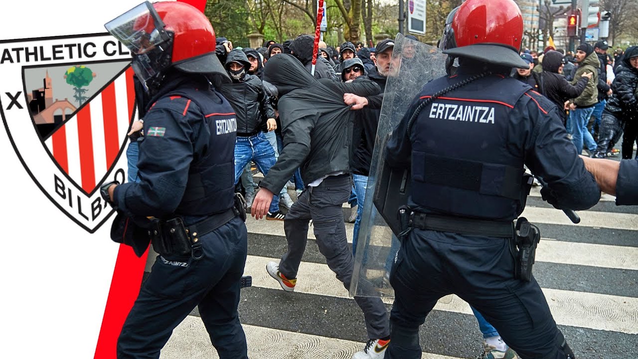 ÚLTIMA HORA Once detenidos en Bilbao en incidentes tras el ATHLETIC CLUB vs AS Roma | EUROPA LEAGUE