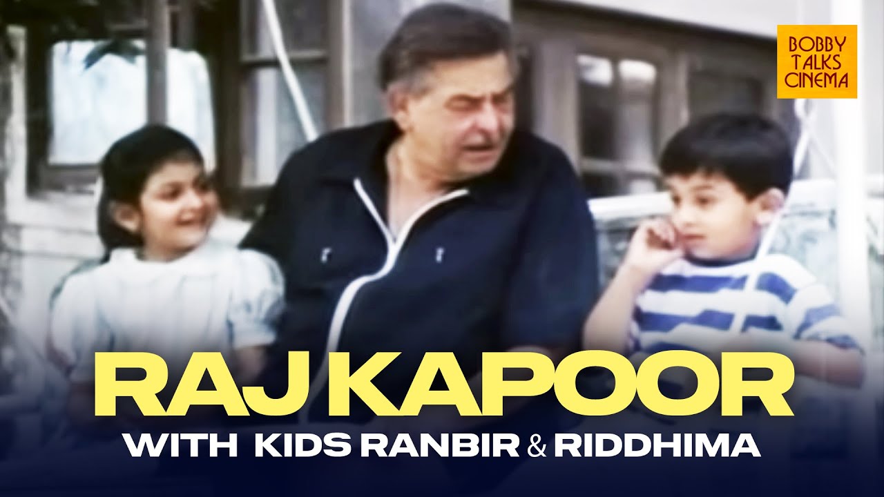 Raj Kapoor Interview with kids Ranbir Kapoor & Riddhima Bollywood Old Interviews - Raj Kapoor Video