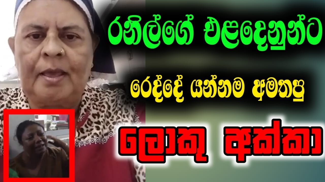 රනිල්ගේ එළදෙනුන්ට රෙද්දේ යන්නම අමතයි  | Ranil Wickremesinghe News and Sad Story