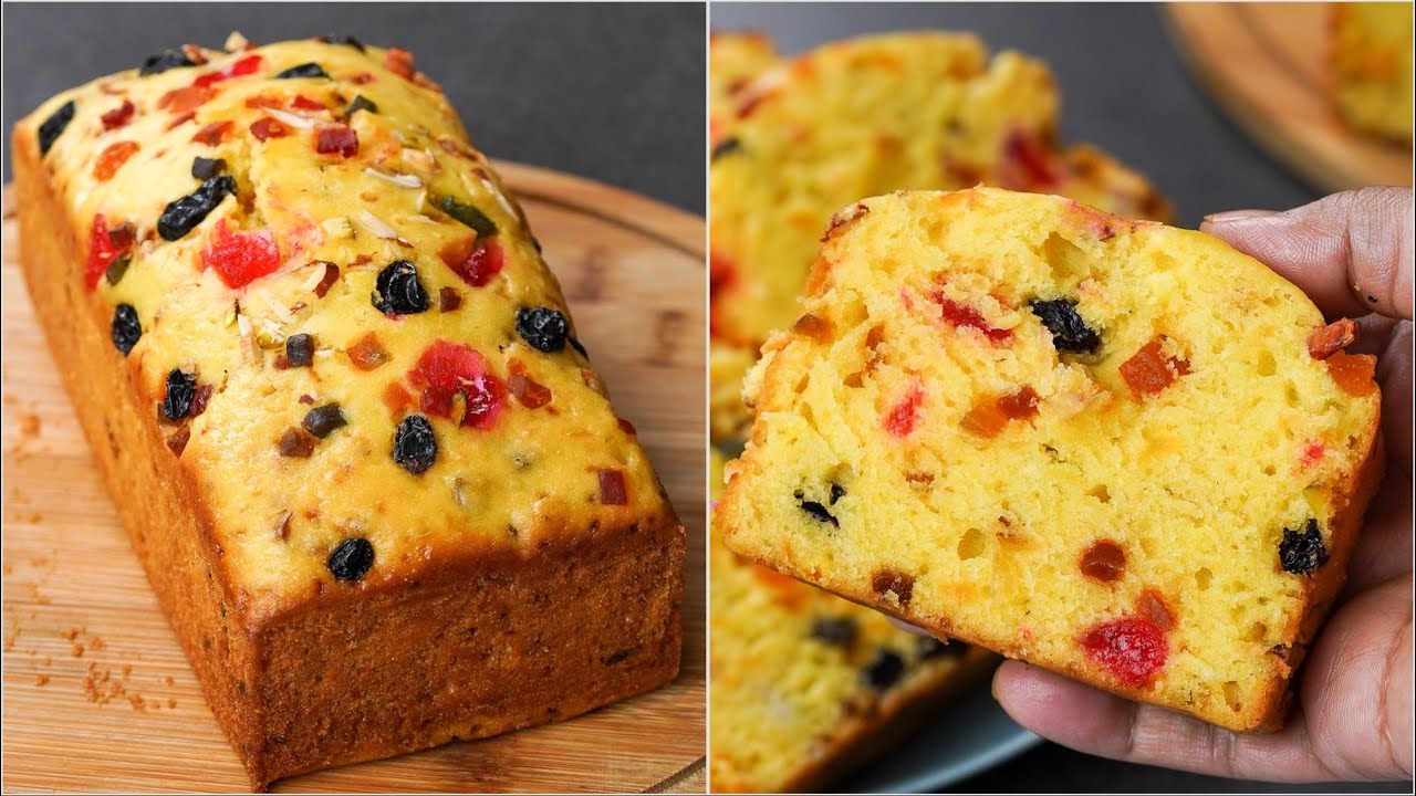 It's Tastes Definitely Better Than Anything!! Teatime Custard Tutti Frutti Cake Recipe | Easy Cake