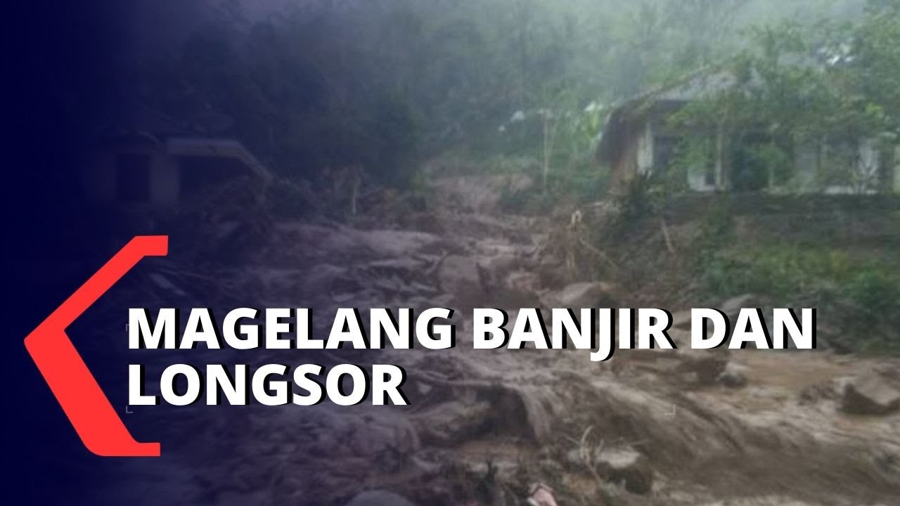 Longsor Diakibatkan Hujan deras Magelang, Warga Mengungsi