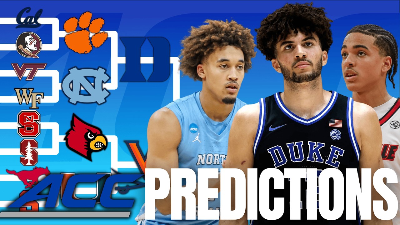 Predicting EVERY Game in the 2026 ACC Tournament | Full Bracket Predictions