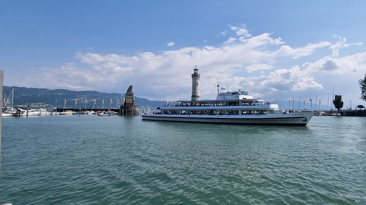 Navegando entre ALEMANIA y SUIZA, el lago Bodensee.