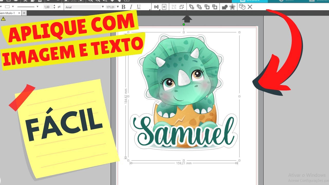 Aplique com Imagem e Texto para Caixinhas Personalizadas - Diário da Deise