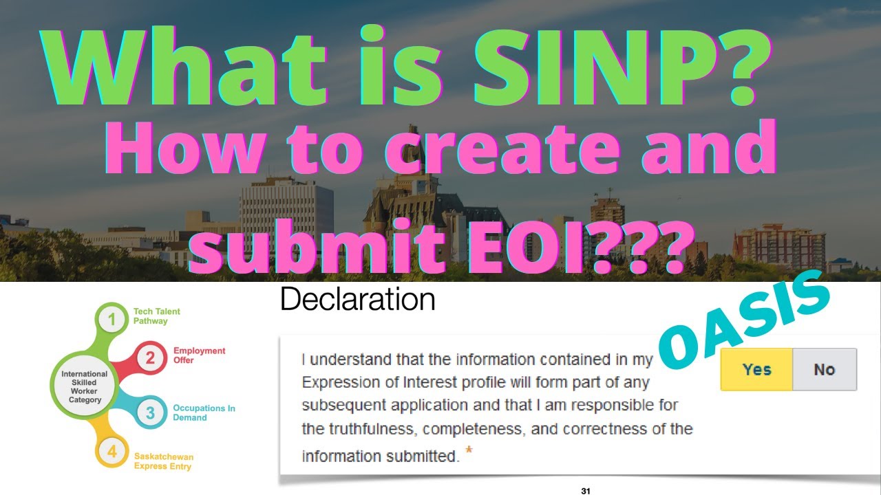Canada Saskatchewan PR (SINP) with Low IELTS & Without Job Offer | What is SINP?