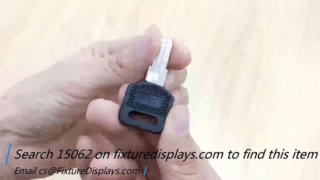 15062 Key Blank FixtureDisplays Donation Box Key Duplication    INSTRUCTIONS