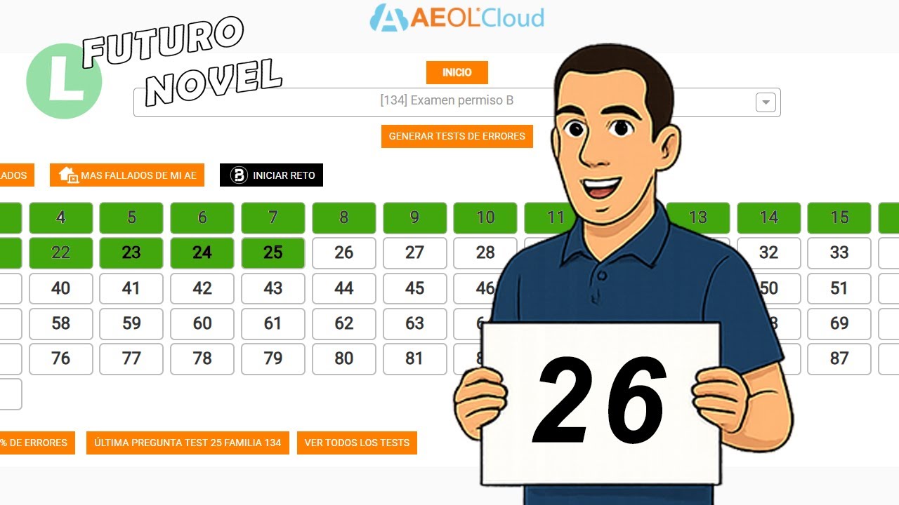 🎯 TEST 26 AEOL – LAS PREGUNTAS MÁS DIFÍCILES DEL PERMISO B 🚗💥