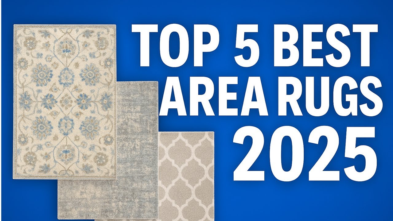 Top 5 Best Area Rugs for Living Rooms in 2025