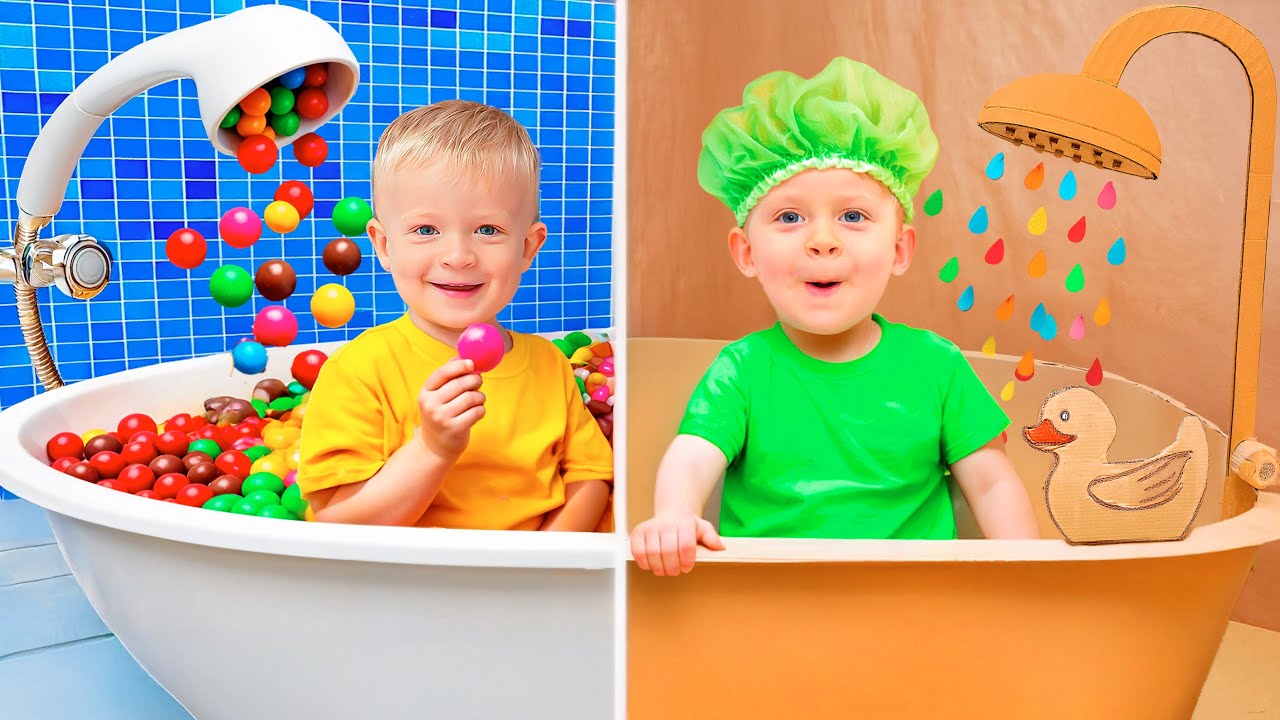 Dush Permen Ajaib 🚿 Petualangan Seru Oliver dan Adam!