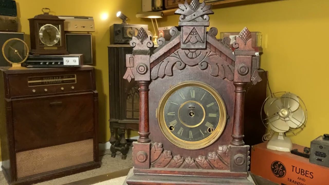 Working On A 140 Year Old Creepy Looking Ingraham Clock!
