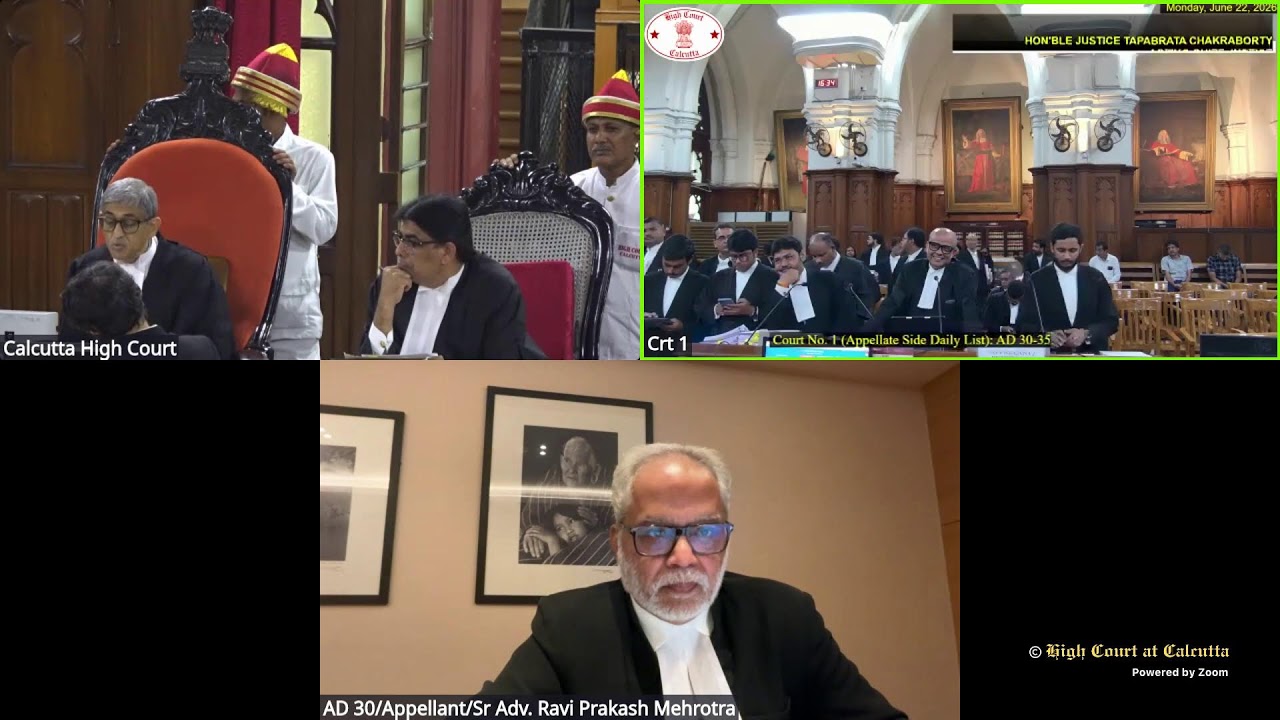 22 June 2026 | Court No. 1 | Live Streaming of the Court proceedings.