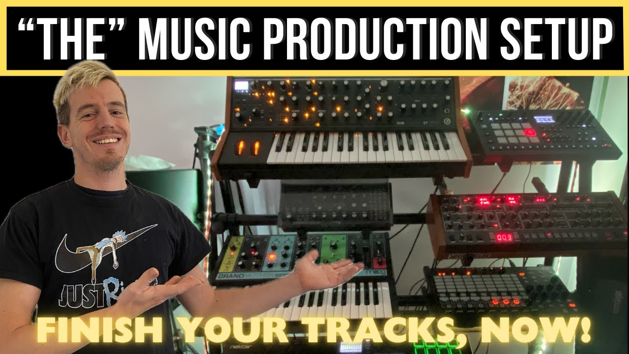 Took me 10+ year to design this music production setup