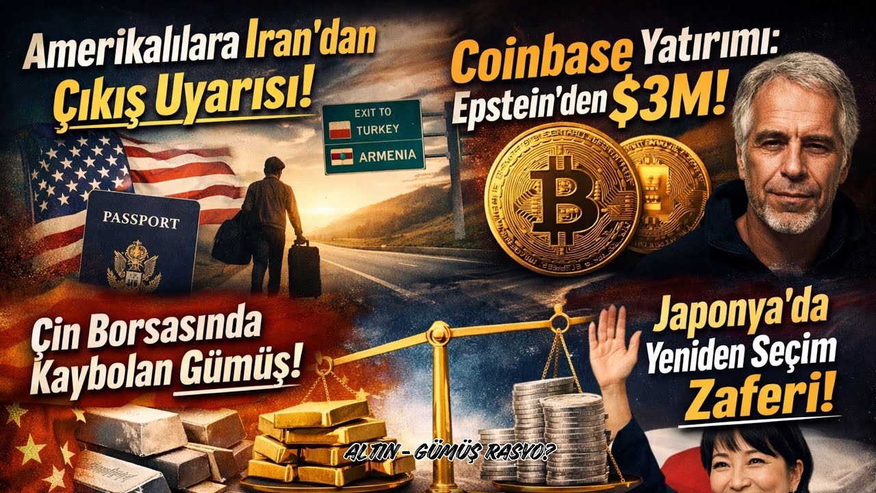 KÜRESEL ALARM! | ABD Uyarısı, Epstein-Coinbase, Çin, Japonya ve Altın-Gümüş...